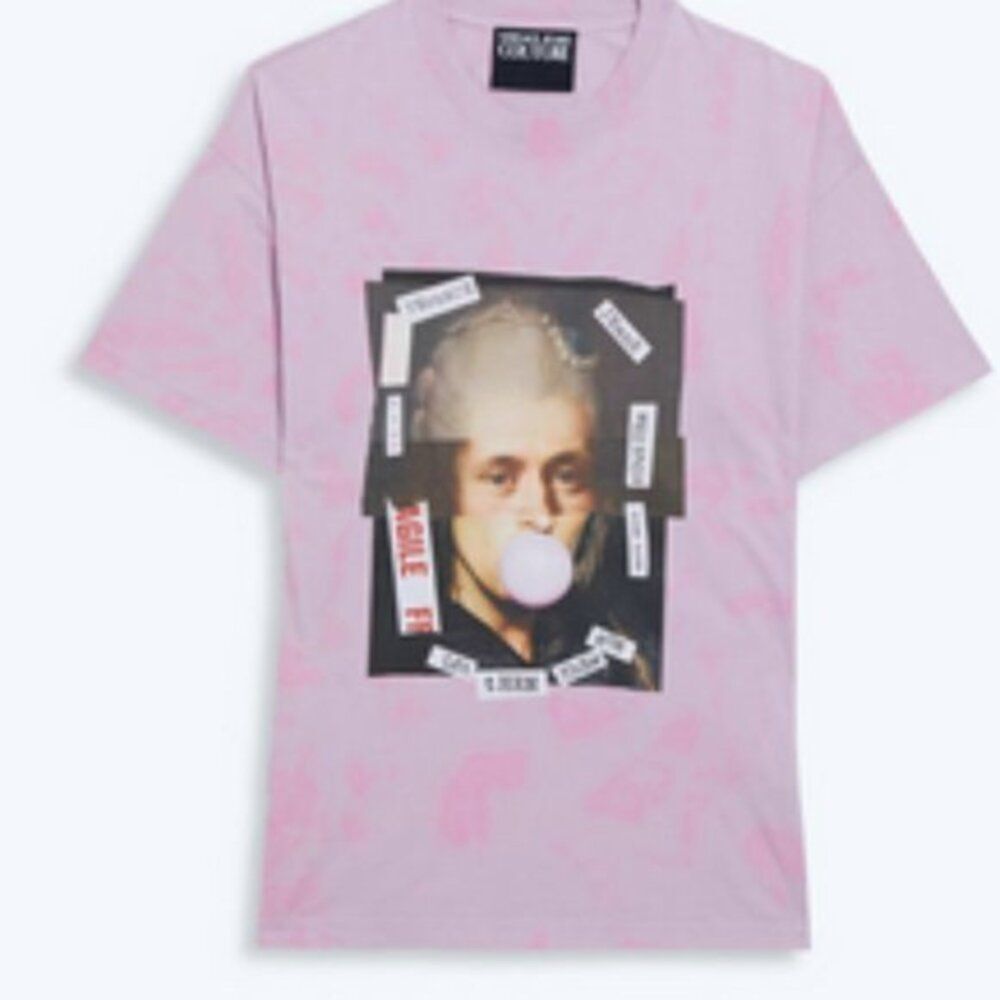 Versace Jeans Couture Pink Hey Reilly Edition Let Them Chew Gum L